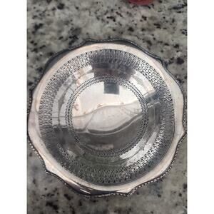 Sheffield Design Made In The USA FOOTED PIERCED Serving Bowl 0525 HMC